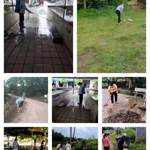 公坡镇开展七月周末大扫除活动