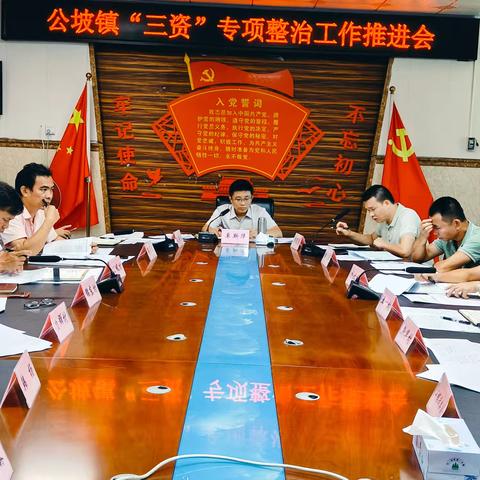 公坡镇开展农村集体“三资”管理突出问题专项行动工作