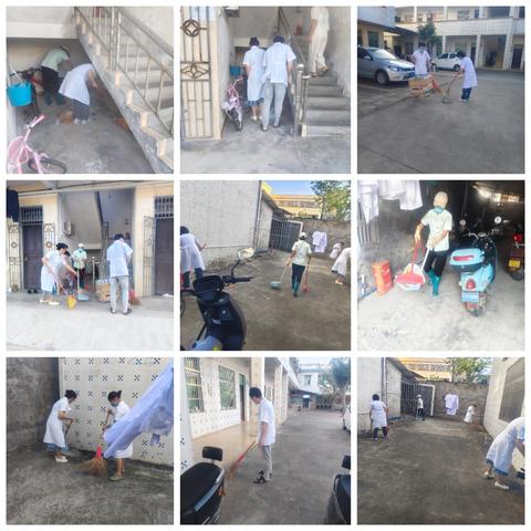 公坡镇4月18开展第37个爱国卫生月环境大扫除活动