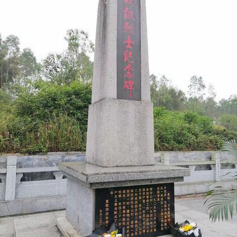 清明祭英烈，传承民族魂——高要区蛟塘镇初级中学清明祭英烈主题党日活动