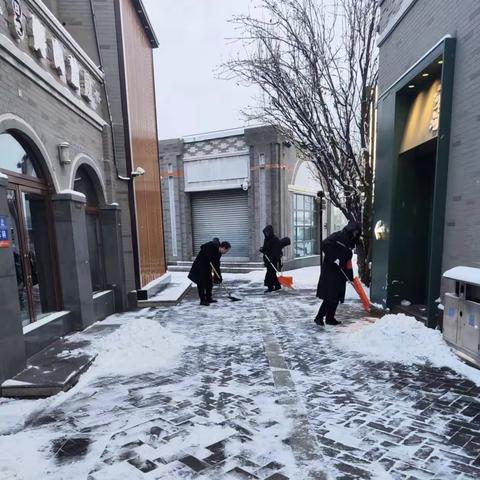 【社区动态】“瑞雪兆丰年，保障出行，情暖冬日”西挂社区扫雪除冰暖心保出行活动