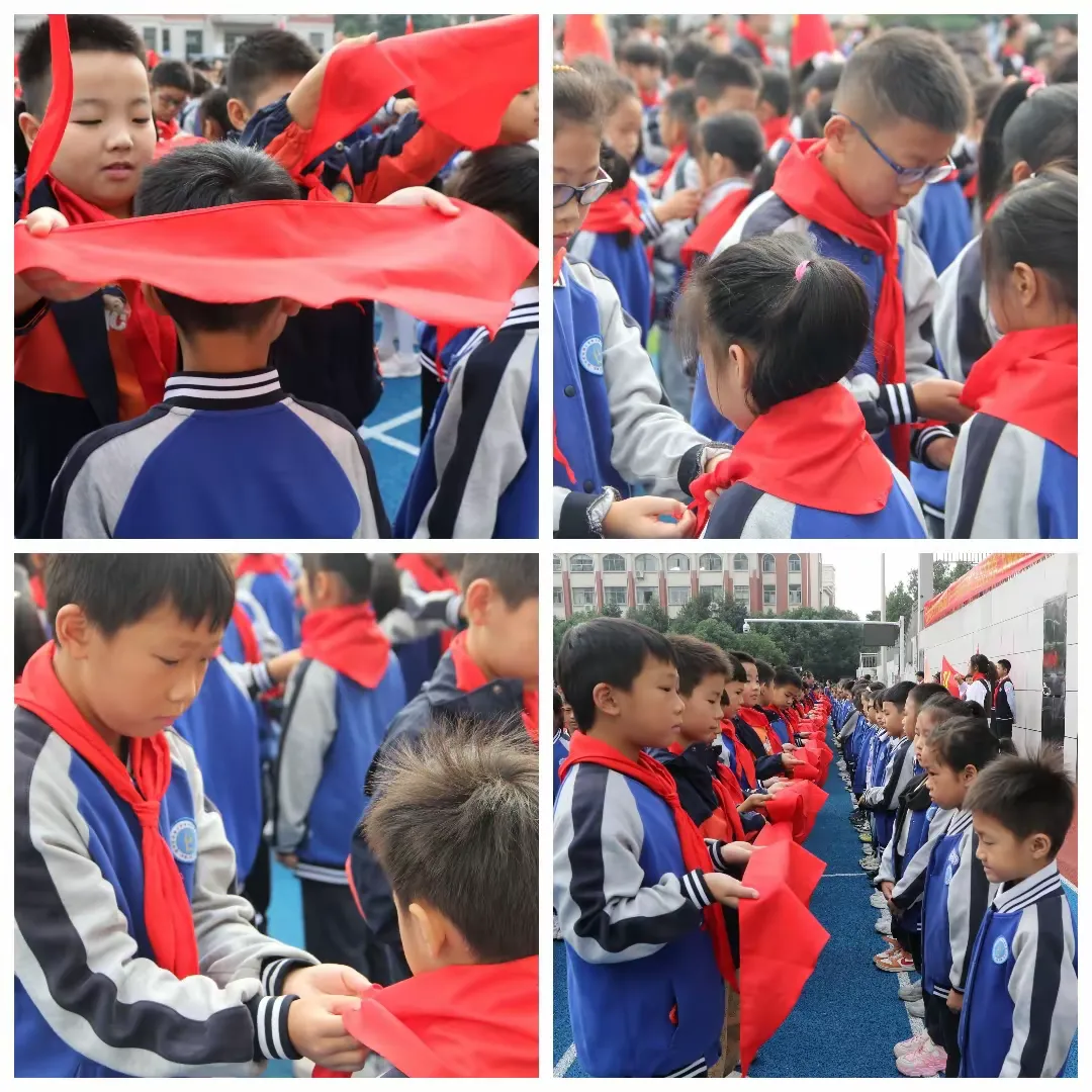 简篇-红领巾心向党 争做新时代好队员——环城二小纪念少先队建队74周年主题队日活动暨2022级新队员入队仪式