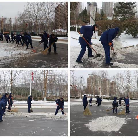 【临沂支队】“大雪见初心 ·扫雪志愿行”—平邑大队组织开展志愿服务主题党日活动