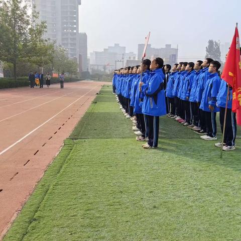 笃行自律，成就更好的自己——南乐县第二初级中学升旗仪式