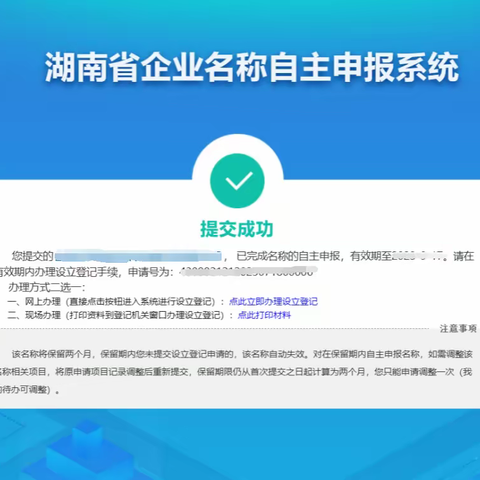 附件一：公司名称登记