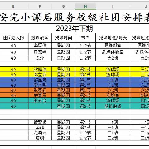 乘“双减”之风，展社团之美——保安完小第十五周活动周报