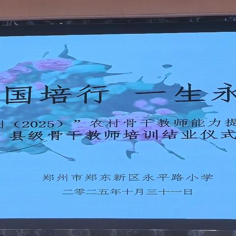国培淬炼，赋能启航 ——2025小学语文农村骨干教师研修思考与收获