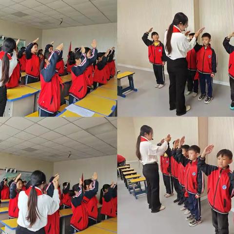 安国市西城学区“争做新时代好队员”主题活动暨少工委换届仪式