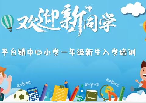 相遇平小    向阳花开——平台镇中心小学2023秋季一年级新生学前培训