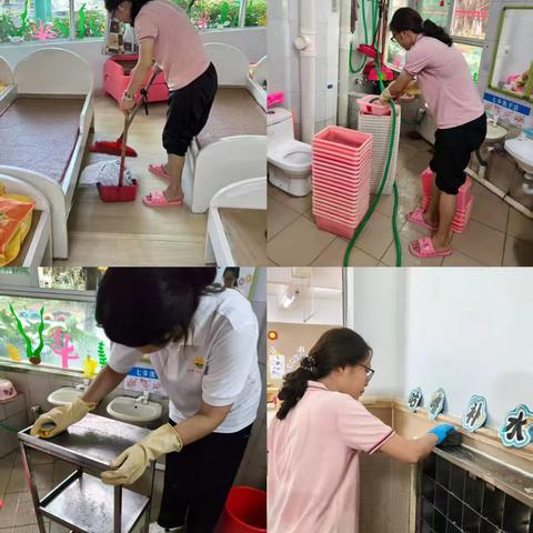 清积水、防叮咬、全覆盖、无死角 ‍狮山怡乐幼儿园开展爱国卫生运动