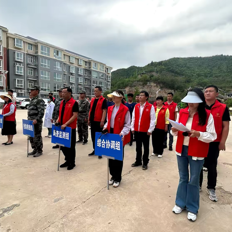 训练有素“硬核”备战---小关镇组织开展2025年度防汛应急演练