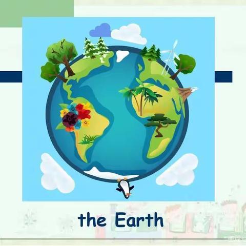 "Care for the Earth＂环保主题画报