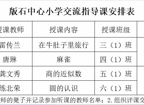 携手促交流，联研凝智慧——三百山中心小学赴我校观摩学习纪实