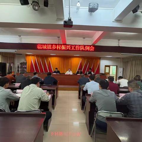 临城镇召开乡村振兴驻村工作例会