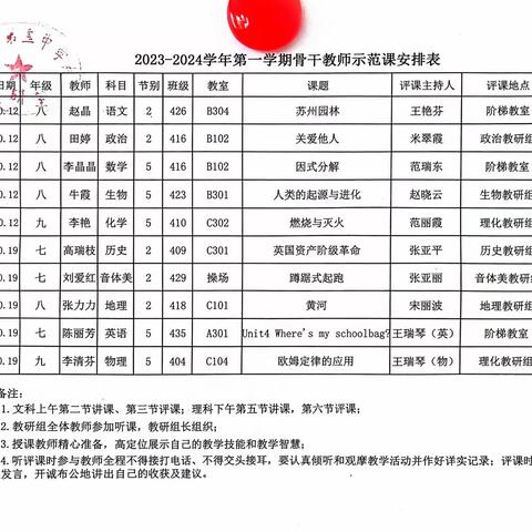 “深耕课堂，以教促研”——襄垣三中优质示范课展示活动