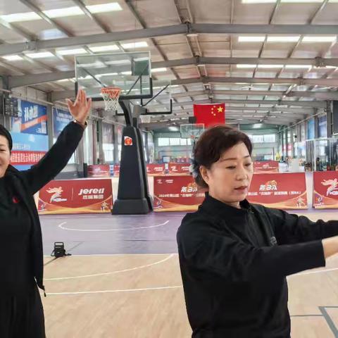 全国第十五届运动会气功展演预赛我们莱山来了