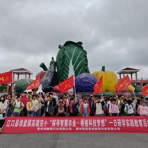 江口县坝盘镇高墙小学“探寻智慧农业.根植科技梦想”九丰一日研学实践教育活动