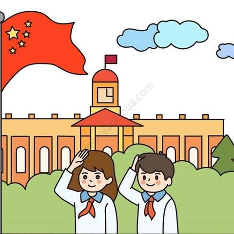 【心安学校】鞠躬尽瘁只为中华腾飞 杨柳雪镇中心学校三年级一班升国旗纪实