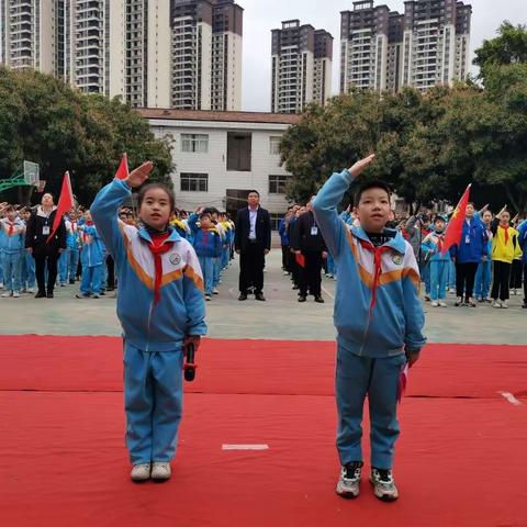 春来征程万里阔 扬帆奋进正当时——百色市右江区滨江小学教育集团东笋校区2024年春季开学典礼纪实