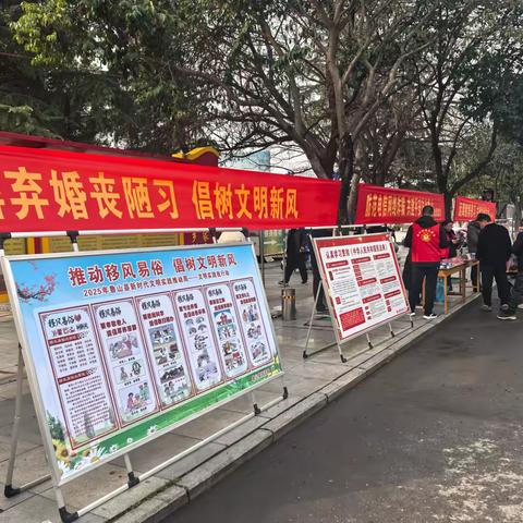 鲁阳街道妇联开展“移风易俗树新风”宣传活动