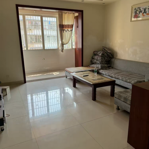 出租万华园4楼3/2/2，产权120，家电齐全，卧室3台空调，11000/年，V66965