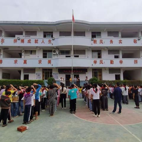 “我爱红领巾，我爱少先队”——埌南镇杨村小学少先队入队仪式