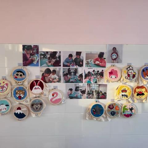 “以针为线，用线织梦” 一一莒县第一实验小学沭东校区戳戳绣社团 ‍ ‍ ‍ ‍ ‍ ‍