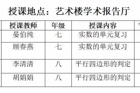 同课异构展风采，开放研讨共提升