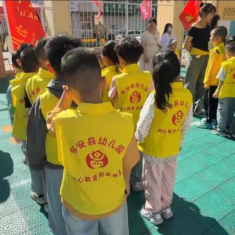 怀安县幼儿园开展“小小学子初体验”幼小衔接参观活动