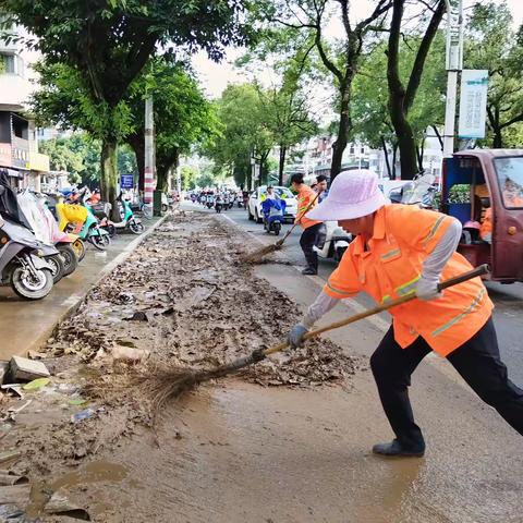 保障道路交通畅通 营造良好出行环境 加快淤泥清理和垃圾收运工作