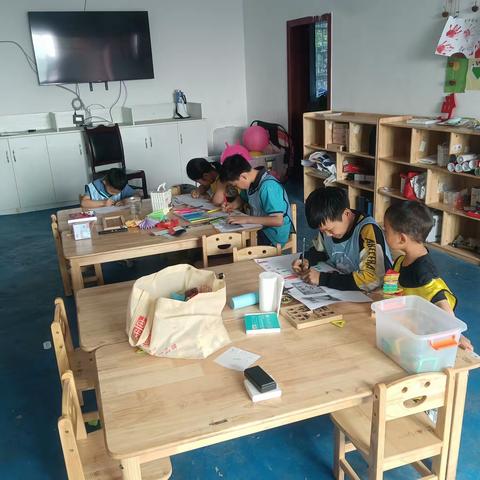 群新村童伴之家对森林防火宣传的活动