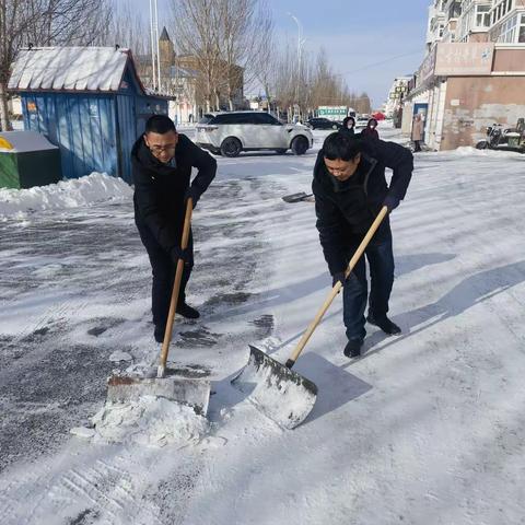 寒风迎瑞雪，便民暖人心