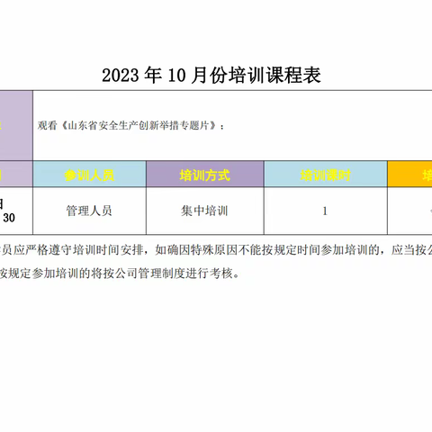 《山东省安全生产创新错》专项教育