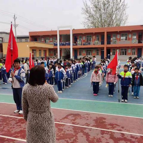 强市有我 ----安阳县吕村镇中吕村小学清明节开展祭英烈活动