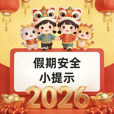 瀚林中学元旦放假通知 ‍及安全教育告家长书