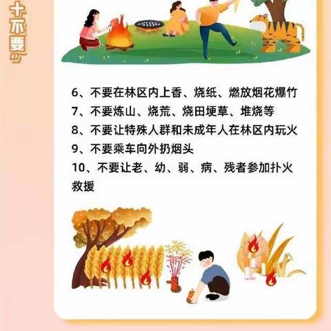 冯德全早教婴幼园         森林防火，共同护林