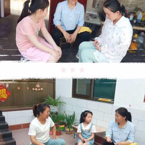 万师访万家|北贾璧乡田庄学校暑期家访活动