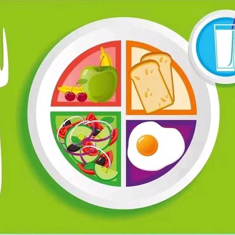 健康饮食，从“我的餐盘”开始——灵山镇中心学校北校区三年级英语特色作业欣赏﻿