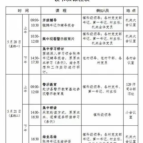西戌镇召开领导干部党纪学习教育读书班