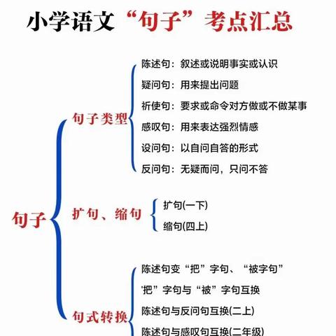 语文“句子”都考什么❓一文带你讲明白 ~