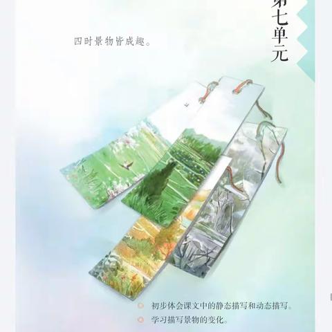 四时景物皆成趣，动静相宜巧著文 枫树乡中心小学2001班诗画作业