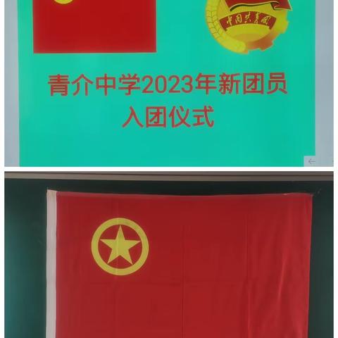 青春心向党，建功新时代——经开区青介中学举行2024年下半年新团员入团仪式