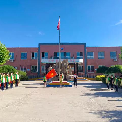 正定县东权城小学“红领巾 心向党”新少先队员入队仪式