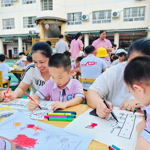 “颗颗童心爱祖国，巧手共筑中国梦”——三江侗族自治县县直机关幼儿园中班组国庆节亲子活动