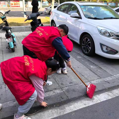 志愿我当先，爱心撒人间——亳州市第一小学五2班志愿者活动