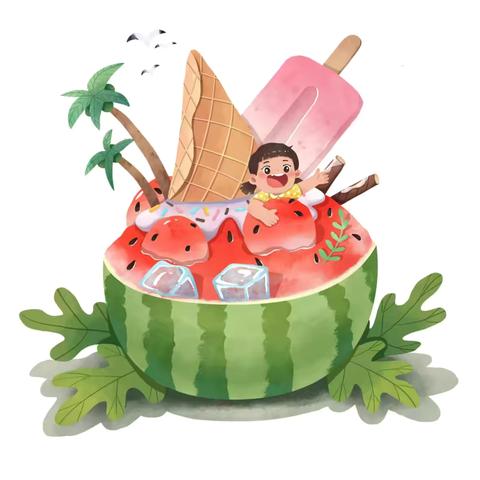 朵二班创意手工活动——夏日西瓜🍉