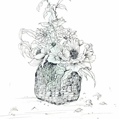 罗庄区初中美术共同体八组“一月一画”、研习室作品展示