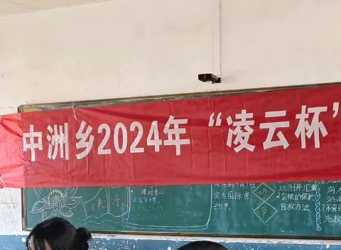 赛课磨砺展风采   追光前行共成长——中洲乡2024“凌云杯”教学竞赛（中心小学赛点）