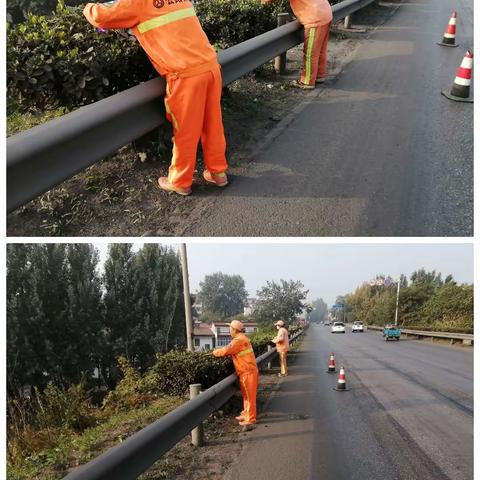 开展秋季公路养护 净化提升路域环境