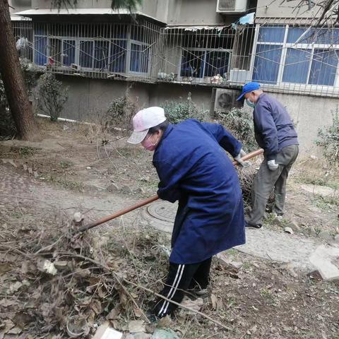 “迎新春、大扫除”清洁家园活动